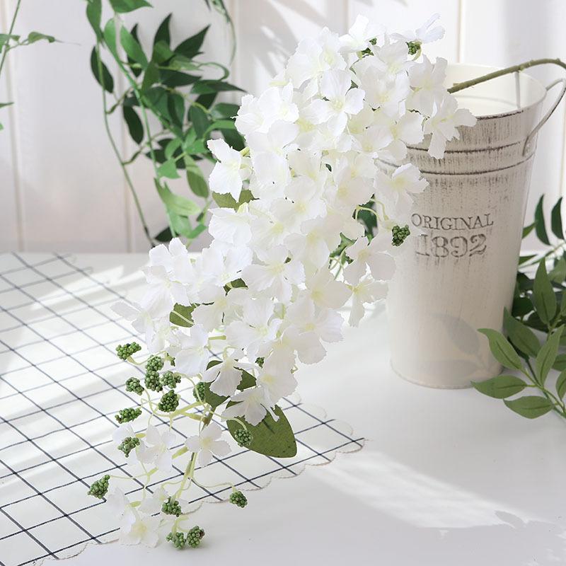 Wedding Decor Artificial Hydrangea Flower Vines hanging Rattan Bride flowers Garland For Home Garden Hotel Wedding ceiling
Wedding Decor Artificial Hydrangea Flower Vines hanging Rattan Bride flowers Garland For Home Garden Hotel Wedding ceiling