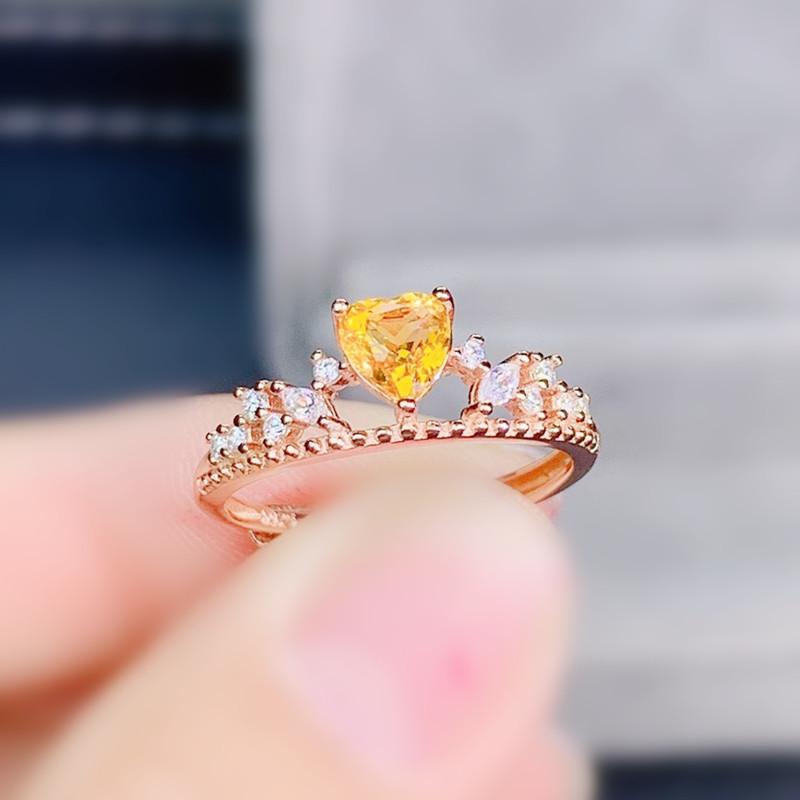 Cluster Rings Natural Real Citrine Love Heart Small Ring 5*5mm 0.4ct Gemstone 925 Sterling Silver Fine Jewelry J215255, Golden;silver
Cluster Rings Natural Real Citrine Love Heart Small Ring 5*5mm 0.4ct Gemstone 925 Sterling Silver Fine Jewelry J215255, Golden;silver