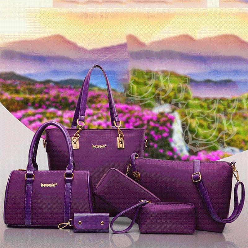 6 Pcs/Set Fashion Women Composite Bags PU Leather Diamond Lattice Print Women Handbag Shoulder Bag Wallets Purse Key Bag Set, 906613
6 Pcs/Set Fashion Women Composite Bags PU Leather Diamond Lattice Print Women Handbag Shoulder Bag Wallets Purse Key Bag Set, 906613