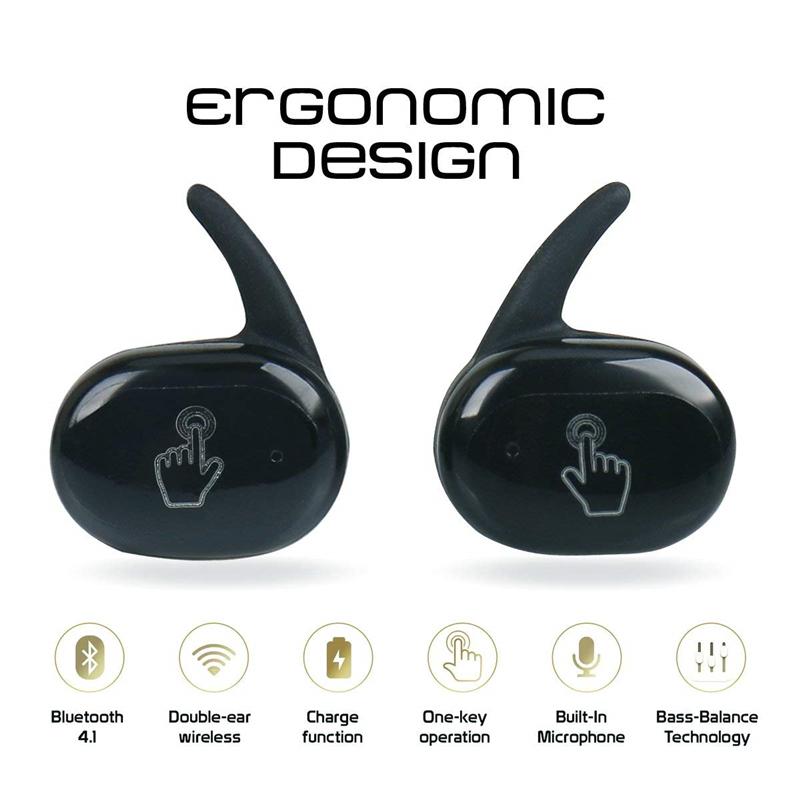 TWS Wireless Blutooth 5.0 Auricolare Con Cancellazione Del Rumore Cuffie Stereo 3D Musica Audio Auricolari In-ear Per Telefono, Black
TWS Wireless Blutooth 5.0 Auricolare Con Cancellazione Del Rumore Cuffie Stereo 3D Musica Audio Auricolari In-ear Per Telefono, Black