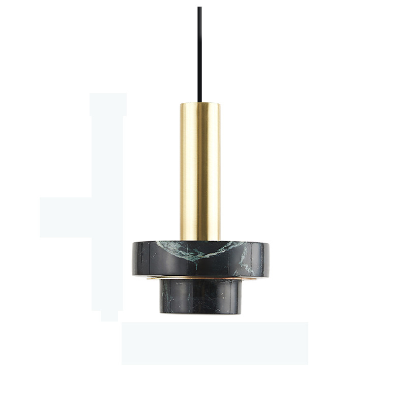 Nordic modern simple dining table hardware Pendant Lamps chandelier Hotel B personalized restaurant marble