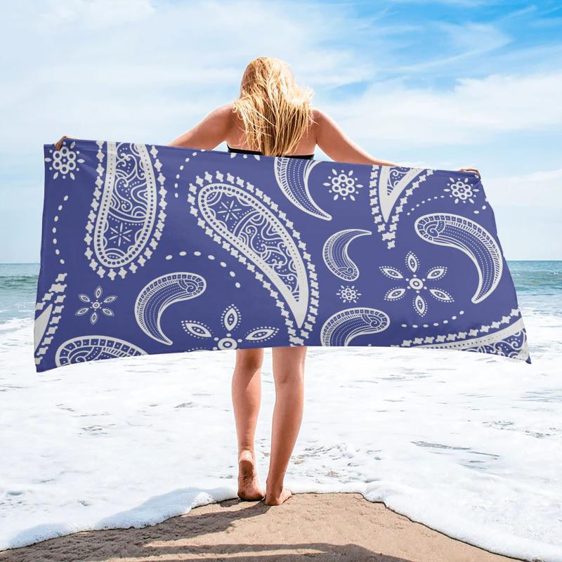 Paisley Pattern Blue Bath Towel Swimming Quick-Dry Bath Towel Bathroom Accessories Microfiber Beach Towels, As pic
Paisley Pattern Blue Bath Towel Swimming Quick-Dry Bath Towel Bathroom Accessories Microfiber Beach Towels, As pic