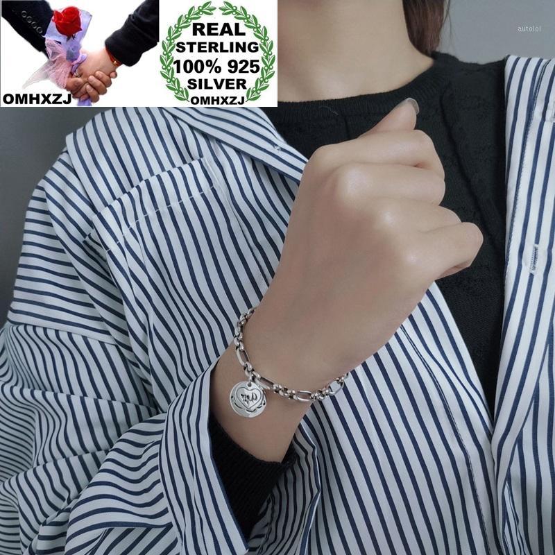 OMHXZJ Wholesale HB79 European Fashion Fine Woman Girl Birthday Party Gift Vintage Heart Round 100% 925 Sterling Silver Bracelet1
OMHXZJ Wholesale HB79 European Fashion Fine Woman Girl Birthday Party Gift Vintage Heart Round 100% 925 Sterling Silver Bracelet1
