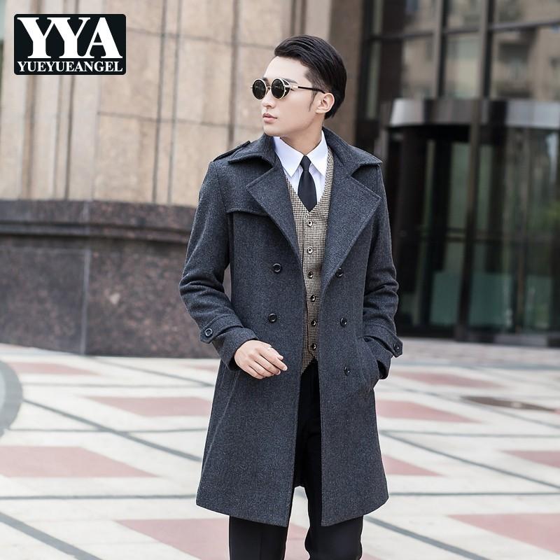 Plus Size Men Woolen Coat Lapel Double-Breasted Striped Gray Jackets Korean Style Fashion Business Casual Male Autumn Winter
Plus Size Men Woolen Coat Lapel Double-Breasted Striped Gray Jackets Korean Style Fashion Business Casual Male Autumn Winter