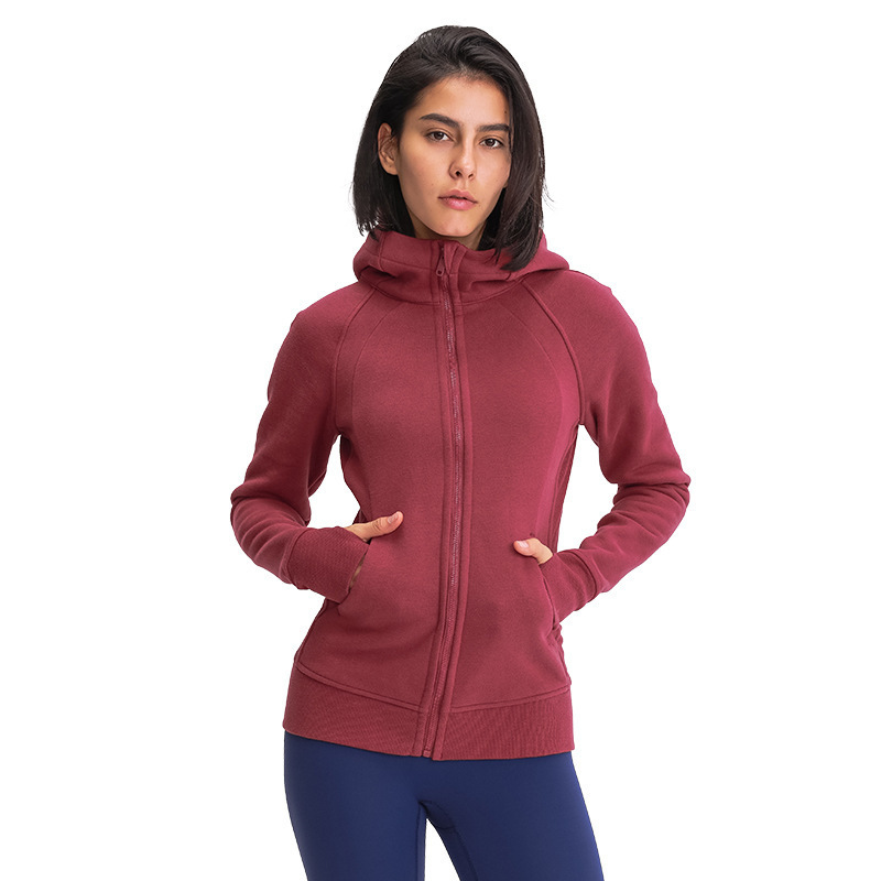 Autumn Winter Yoga Jacket Women's Sports Full Zip Hooded Coat Hoodie Fitness Running Long Sleeve Top Fleece Sweatshirt, Black;brown
Autumn Winter Yoga Jacket Women's Sports Full Zip Hooded Coat Hoodie Fitness Running Long Sleeve Top Fleece Sweatshirt, Black;brown