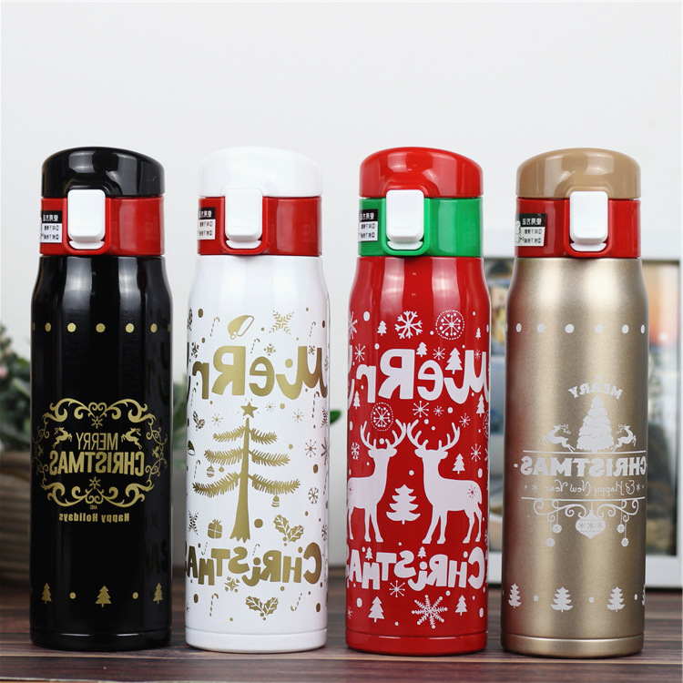 Christmas Vacuum Cup Stainless Steel Bouncing Button Water Bottle Cute Cartoon 4 Styles Christmas Design Insulation Cup Wholesale, As picture
Christmas Vacuum Cup Stainless Steel Bouncing Button Water Bottle Cute Cartoon 4 Styles Christmas Design Insulation Cup Wholesale, As picture