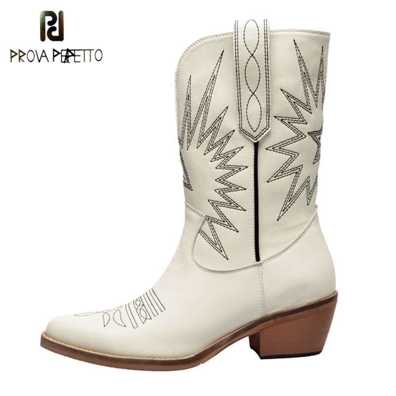 Prova Perfetto Western Boots Women Autumn Winter Slip On Solid Color Boots Pointy Toe Cowboy Cowgirl Motorcycle Boots for Female T200425, Black
Prova Perfetto Western Boots Women Autumn Winter Slip On Solid Color Boots Pointy Toe Cowboy Cowgirl Motorcycle Boots for Female T200425, Black