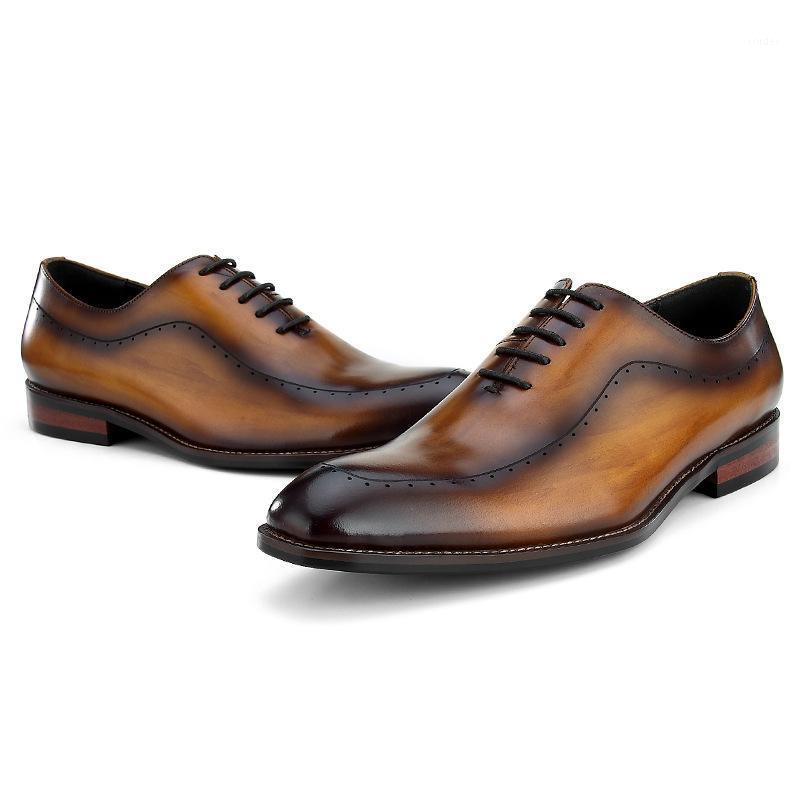 Top Quality Black / Brown Wedding Dress Shoes Mens Oxfords Genuine Leather Business Shoes Male Social1
Top Quality Black / Brown Wedding Dress Shoes Mens Oxfords Genuine Leather Business Shoes Male Social1