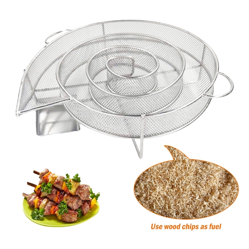 Smoke Generator For BBQ Grill Or Smoker Wood Dust Hot And Cold Smoking Salmon Meat Burn Cooking Stainless Bbq Tools T200506
Smoke Generator For BBQ Grill Or Smoker Wood Dust Hot And Cold Smoking Salmon Meat Burn Cooking Stainless Bbq Tools T200506
