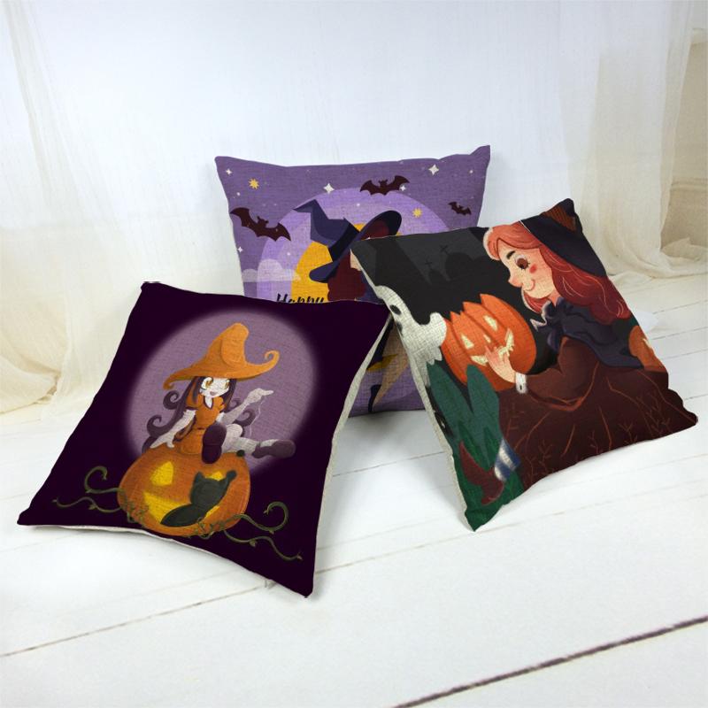 Holiday Cartoon Decoration Throw Pillowcase Halloween Horror Style Character Pattern Room Sofa Car Cushion Cover Funda Cojin
Holiday Cartoon Decoration Throw Pillowcase Halloween Horror Style Character Pattern Room Sofa Car Cushion Cover Funda Cojin