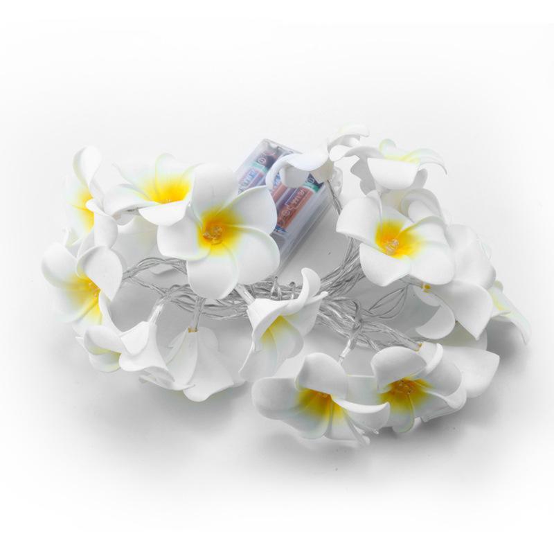 10/20 LED Frangipani Flower Light String Lead Wire Fairy Xmas Battery Box For Decorating Christmas Trees Shrubs Garden Decking
10/20 LED Frangipani Flower Light String Lead Wire Fairy Xmas Battery Box For Decorating Christmas Trees Shrubs Garden Decking