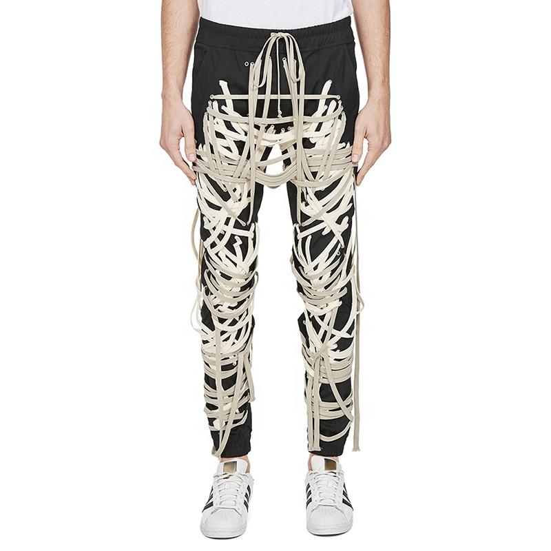 Women's Pants & Capris Lace Up Handmade Straps Patchwork Casual For Women High Waist Bandage Slim, Black;white
Women's Pants & Capris Lace Up Handmade Straps Patchwork Casual For Women High Waist Bandage Slim, Black;white