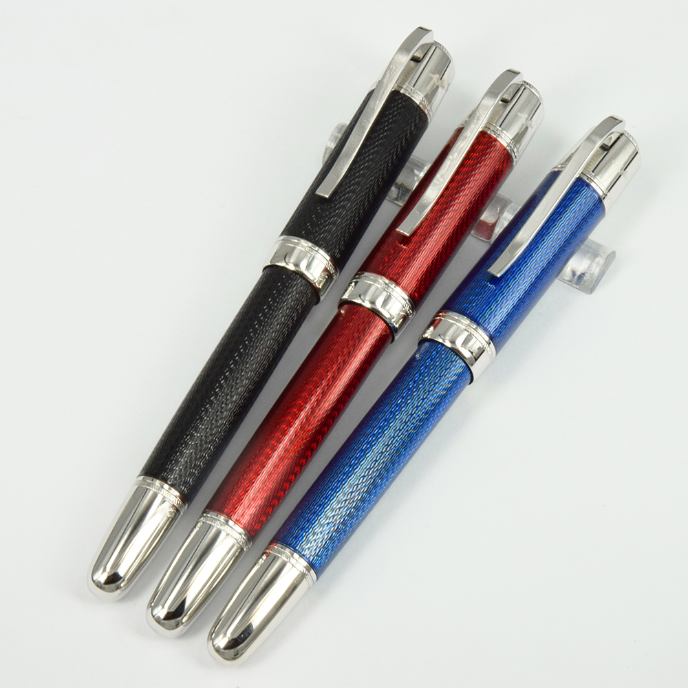 YAMALANG Business pen Jules Verne Collection Black Blue Red color Metal Housing Heavy Rollerball pens with Silver Trim Special Clip engraving numbers
YAMALANG Business pen Jules Verne Collection Black Blue Red color Metal Housing Heavy Rollerball pens with Silver Trim Special Clip engraving numbers