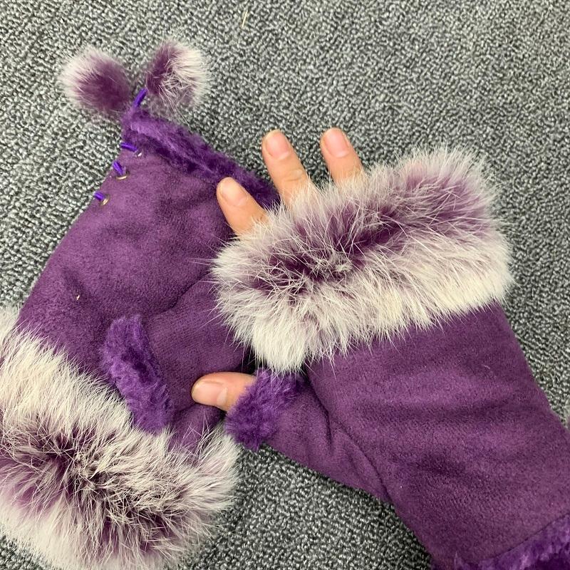 winter gloves for women natural fur fluffy warm finger out fashion female girls gloves
winter gloves for women natural fur fluffy warm finger out fashion female girls gloves