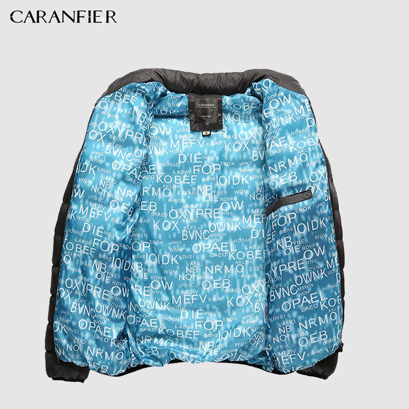 CARANFIER New Men Parka Winter Thick Collar Jacket Smart Casual Cotton Coat England Style Breathable Warm Male Jacket XS-4XL 201027
