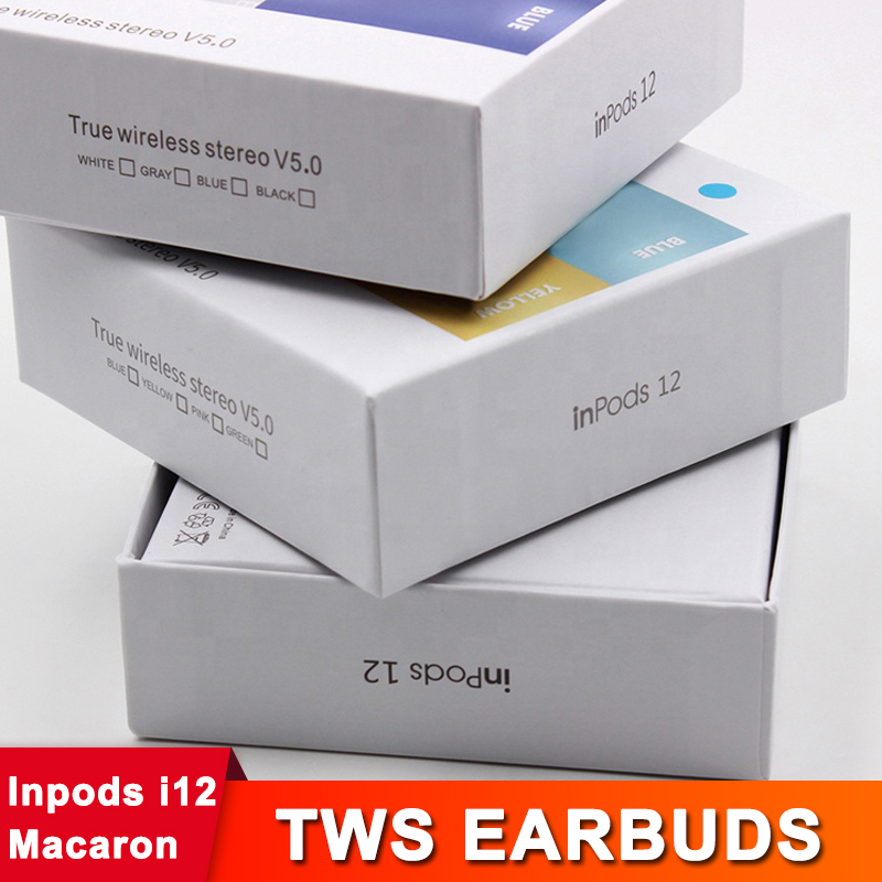 Wireless Bluetooth Headphones TWS inpods 12 Macaron V5.0 Stereo Cell Phone Earphones Sports Sweatproof Headphone Touch Earbuds
Wireless Bluetooth Headphones TWS inpods 12 Macaron V5.0 Stereo Cell Phone Earphones Sports Sweatproof Headphone Touch Earbuds