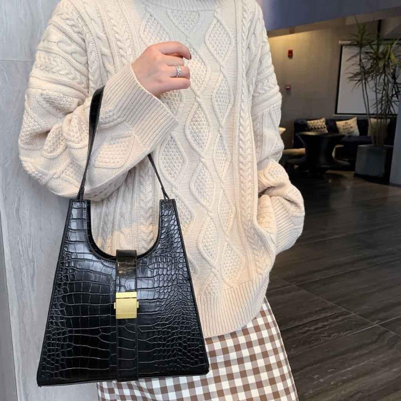 New Summer 2021 hand bags Retro Alligator large shoulder bags for large shoulder handbags PU Leather Wild bolsa feminina Saco, Burgundy
New Summer 2021 hand bags Retro Alligator large shoulder bags for large shoulder handbags PU Leather Wild bolsa feminina Saco, Burgundy