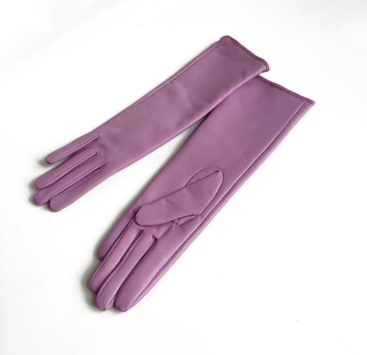 Women's natural sheepskin leather long glove lady's genuine leather touch screen driving glove 33cm R23011
Women's natural sheepskin leather long glove lady's genuine leather touch screen driving glove 33cm R23011