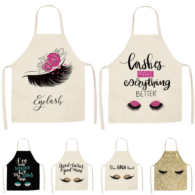 1Pcs Eyelash Printed Cleaning Art Aprons Sleeveless Home Cooking Kitchen Apron Cook Wear Cotton Linen Adult Bibs 68x55cm/47x38cm
1Pcs Eyelash Printed Cleaning Art Aprons Sleeveless Home Cooking Kitchen Apron Cook Wear Cotton Linen Adult Bibs 68x55cm/47x38cm