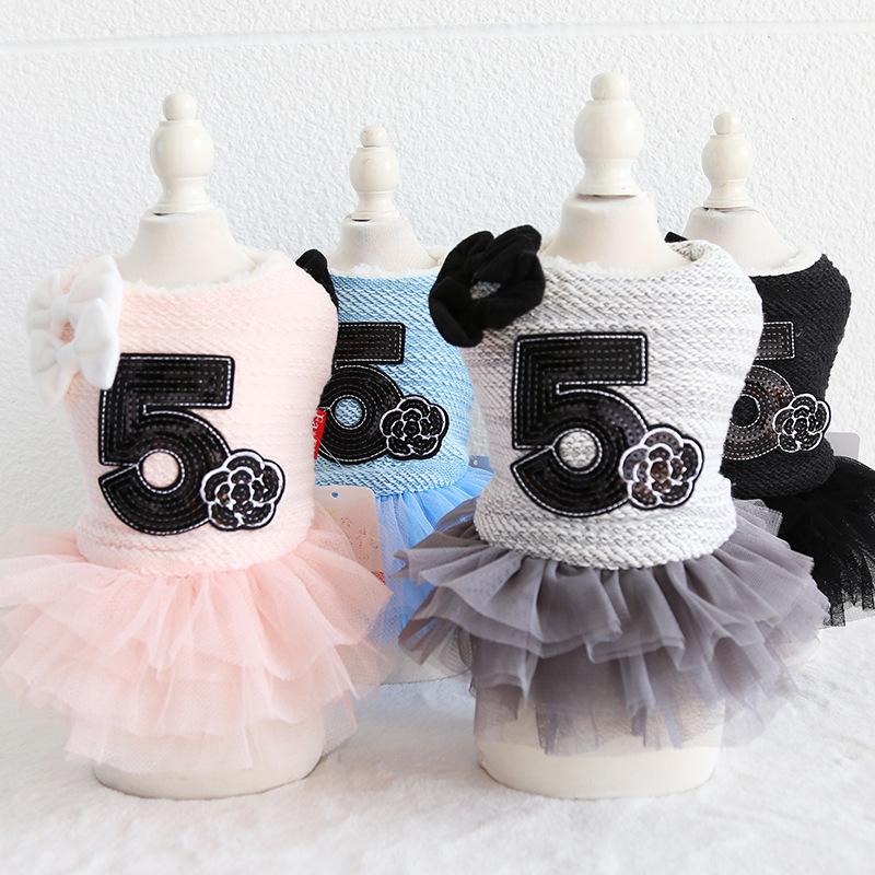 Cats Dresses Dog Pet Number 5 Cotton Thick Coats Bow Princess Chiwawa Autumn Winter Clothing For Dogs Puppy Pet Dog Clothes, White
Cats Dresses Dog Pet Number 5 Cotton Thick Coats Bow Princess Chiwawa Autumn Winter Clothing For Dogs Puppy Pet Dog Clothes, White