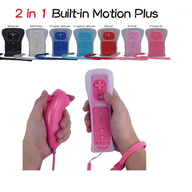 Multi Color 2 in 1 Wireless Game Remote Controller with Motion Plus Nunchuck for for Wii Controller joystick1
Multi Color 2 in 1 Wireless Game Remote Controller with Motion Plus Nunchuck for for Wii Controller joystick1