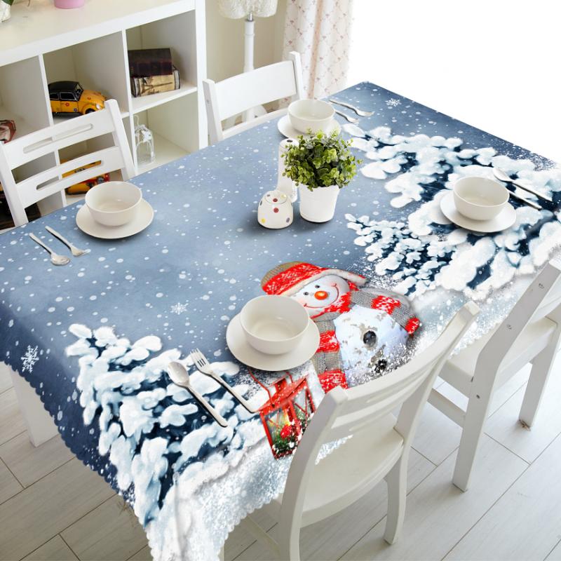 Table Cloth 3D Cute Snowman Tablecloth Merry Christmas Winter Snow Scene Waterproof Thicken Rectangular And Round For Wedding, Style g
Table Cloth 3D Cute Snowman Tablecloth Merry Christmas Winter Snow Scene Waterproof Thicken Rectangular And Round For Wedding, Style g