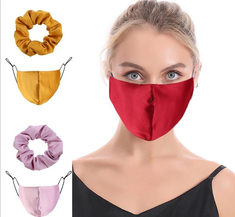 Soft Satin Face Mask with Hair Scrunchies Set Imitation Silk Face Covering Ponytail Holder Hair Band Hair Tie Gentle Style goodie bag filler
Soft Satin Face Mask with Hair Scrunchies Set Imitation Silk Face Covering Ponytail Holder Hair Band Hair Tie Gentle Style goodie bag filler