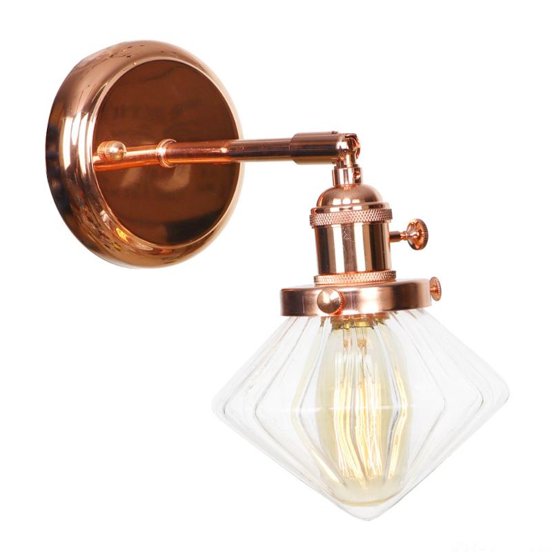 IWHD Nordic Style Rose Gold Wall Lamp Beside Bedroom Bathroom Mirror Light Diamond Glass Retro Wall Lights Fixturea Wandlamp LED
IWHD Nordic Style Rose Gold Wall Lamp Beside Bedroom Bathroom Mirror Light Diamond Glass Retro Wall Lights Fixturea Wandlamp LED