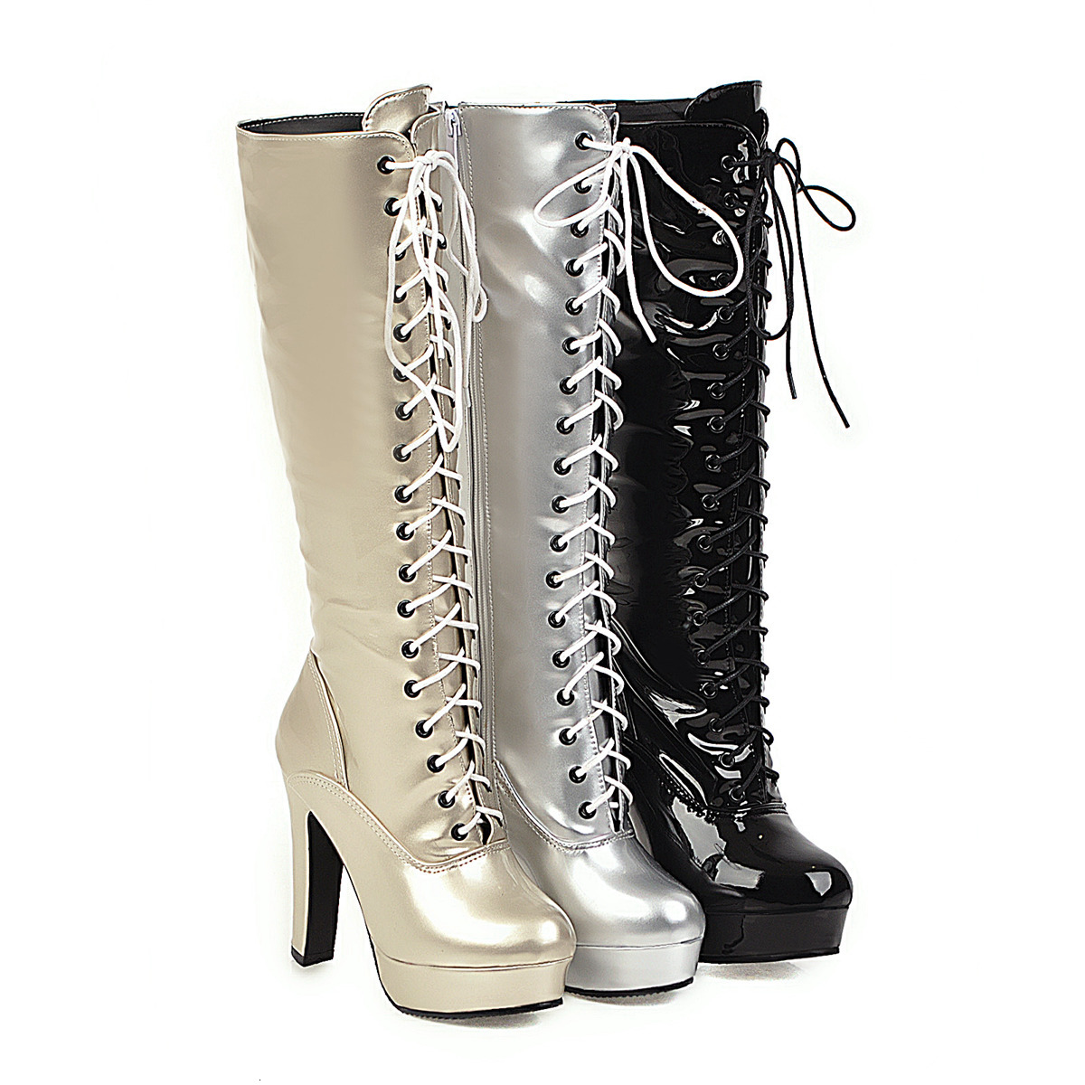 2021 Women's at Knee Height 22-28 in Bright Plus Velvet Winter Ladies Super-large Size Personalization Boots 3GXO, Black
2021 Women's at Knee Height 22-28 in Bright Plus Velvet Winter Ladies Super-large Size Personalization Boots 3GXO, Black