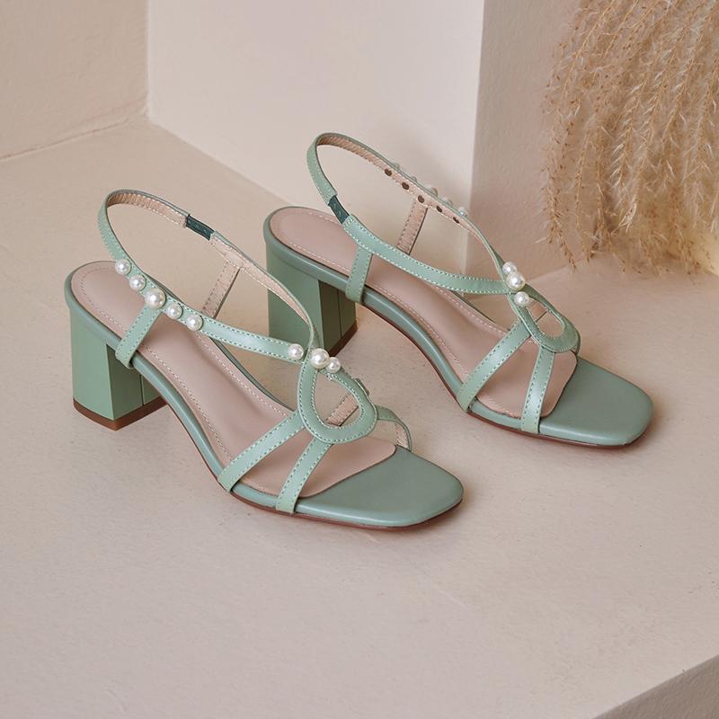 Fashion Genuien Leather pearl Women'S Sandals Elegant High Heels Pumps Female Summer Fashion Party Prom Shoes Woman, Beige
Fashion Genuien Leather pearl Women'S Sandals Elegant High Heels Pumps Female Summer Fashion Party Prom Shoes Woman, Beige