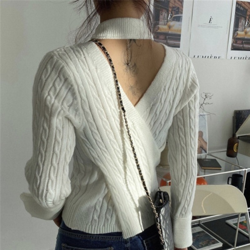 2021 New Elegant Female Knitting Sweater Solid Neck Hollow Back Crocheted Jumper Mesh in Spring XZA7, Blue
2021 New Elegant Female Knitting Sweater Solid Neck Hollow Back Crocheted Jumper Mesh in Spring XZA7, Blue
