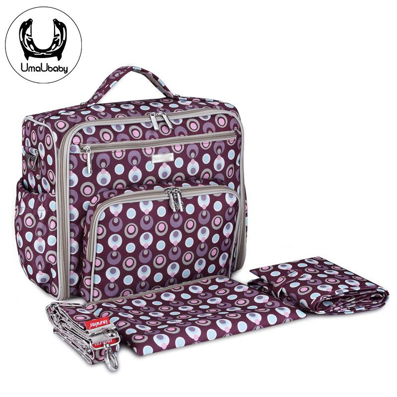 UmaUbaby Nylon Diaper Bag Double Shoulders Maternal Backpack Messenger Multifunctional Mommy Bag Infant Travel Stroller Backpack, Color2
UmaUbaby Nylon Diaper Bag Double Shoulders Maternal Backpack Messenger Multifunctional Mommy Bag Infant Travel Stroller Backpack, Color2