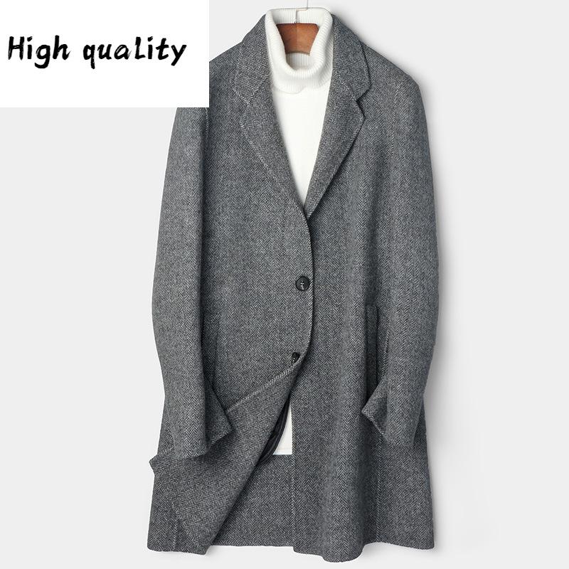 Wool Double-sided Coat Men Long Jacket Korean Overcoat Mens Coats and Jackets Casual Abrigo Hombre, Black
Wool Double-sided Coat Men Long Jacket Korean Overcoat Mens Coats and Jackets Casual Abrigo Hombre, Black
