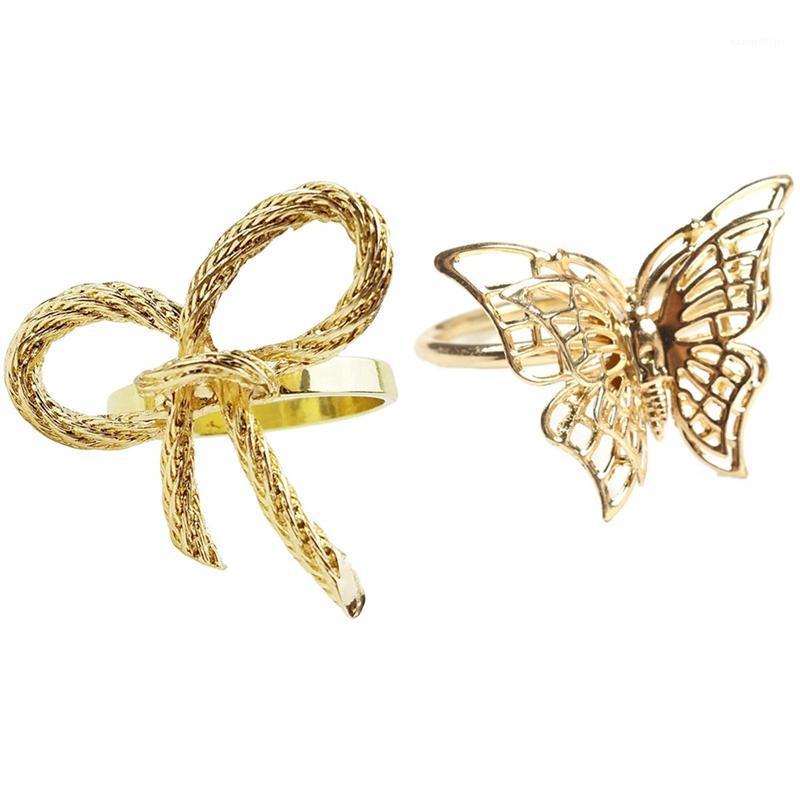 6Pcs Creative Golden Butterfly Napkin Ring Napkin Buckle & 8Pcs Bow Rings Rings for Dinner Parties1
6Pcs Creative Golden Butterfly Napkin Ring Napkin Buckle & 8Pcs Bow Rings Rings for Dinner Parties1