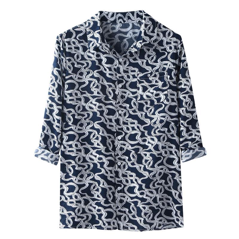 2021 hot sale Mens Ethnic Style Shirt sautumn vocation Hawaiian Loose Slim Long Sleeve Dress Shirt Blouse Tops hommes veste, Navy
2021 hot sale Mens Ethnic Style Shirt sautumn vocation Hawaiian Loose Slim Long Sleeve Dress Shirt Blouse Tops hommes veste, Navy