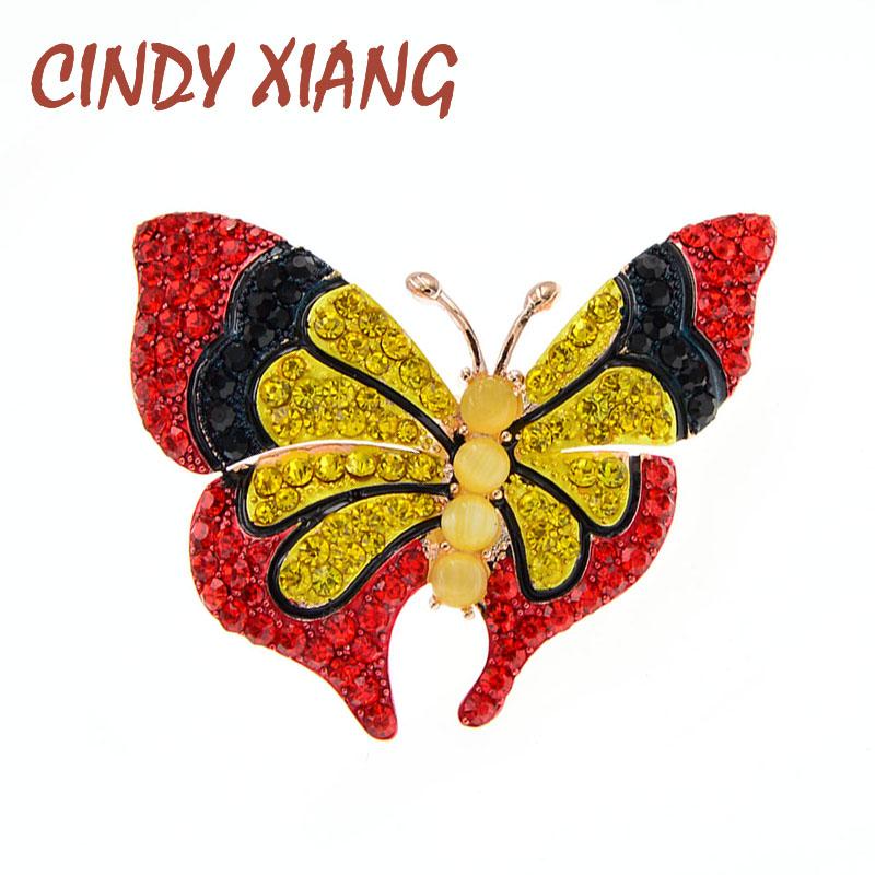 CINDY XIANG Rhinestone Butterfly Brooch Insect Pin Brooches For Women Butterfly Jewelry Witner Accessories
CINDY XIANG Rhinestone Butterfly Brooch Insect Pin Brooches For Women Butterfly Jewelry Witner Accessories