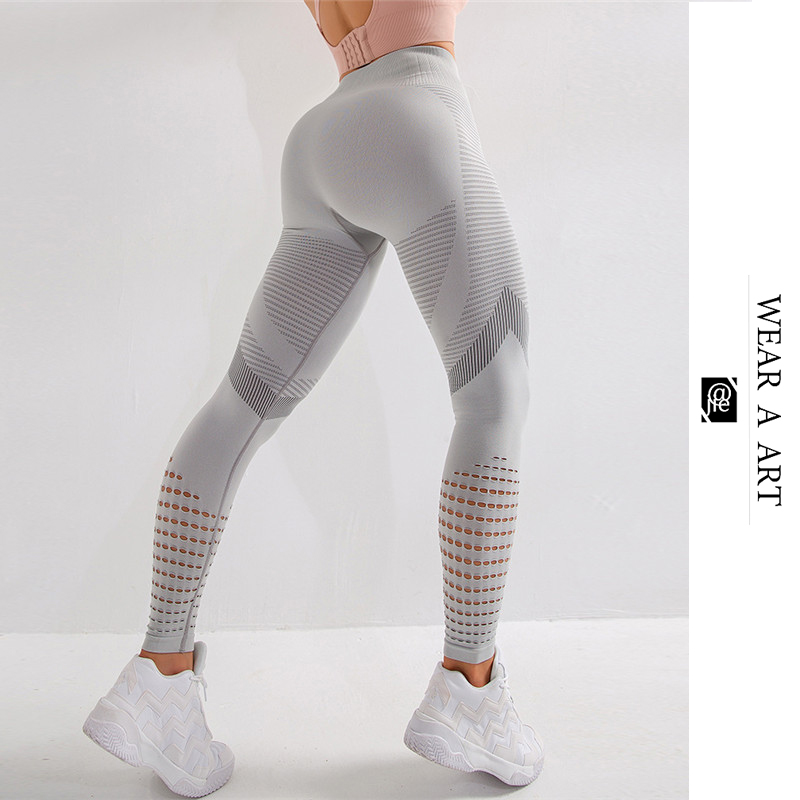 Women Yoga Pants Hole Woman Solid Seamless Leggings Sportwear Active Tight Trouser Stretchy Workout Tummy Fashion Trendy Running Push Up New, Gray
Women Yoga Pants Hole Woman Solid Seamless Leggings Sportwear Active Tight Trouser Stretchy Workout Tummy Fashion Trendy Running Push Up New, Gray