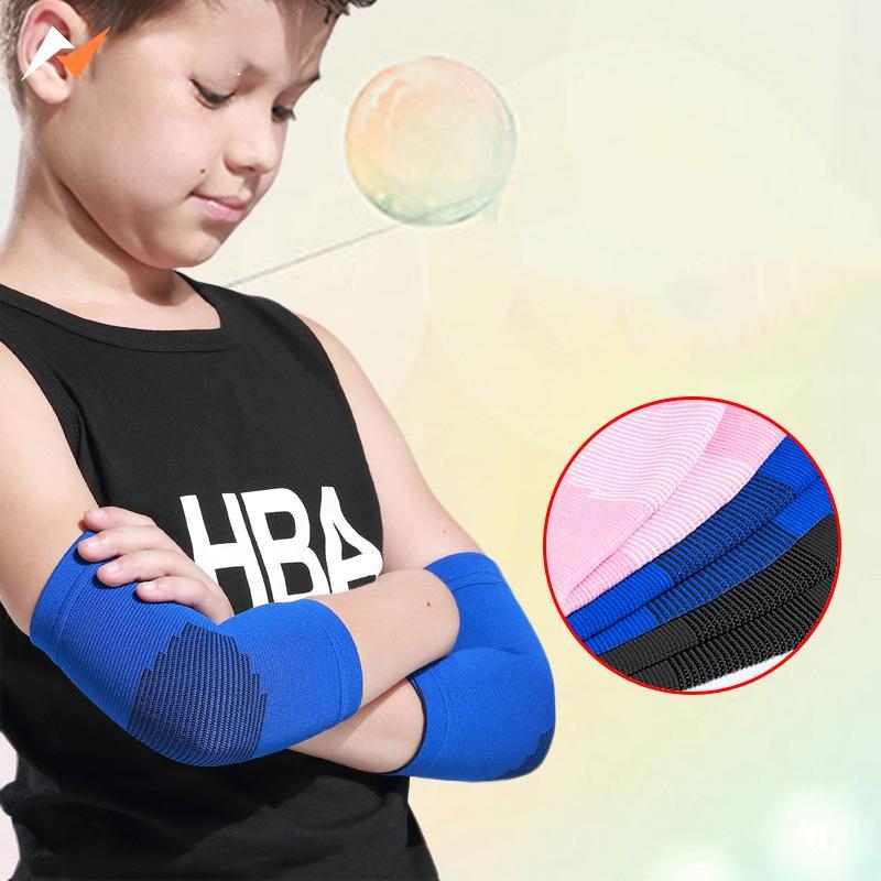 Children Compression Knitted Elbow Sleeves Protectors Basketball Tennis Arm Brace Guard Protector Armband Sports Safety1, Blue
Children Compression Knitted Elbow Sleeves Protectors Basketball Tennis Arm Brace Guard Protector Armband Sports Safety1, Blue
