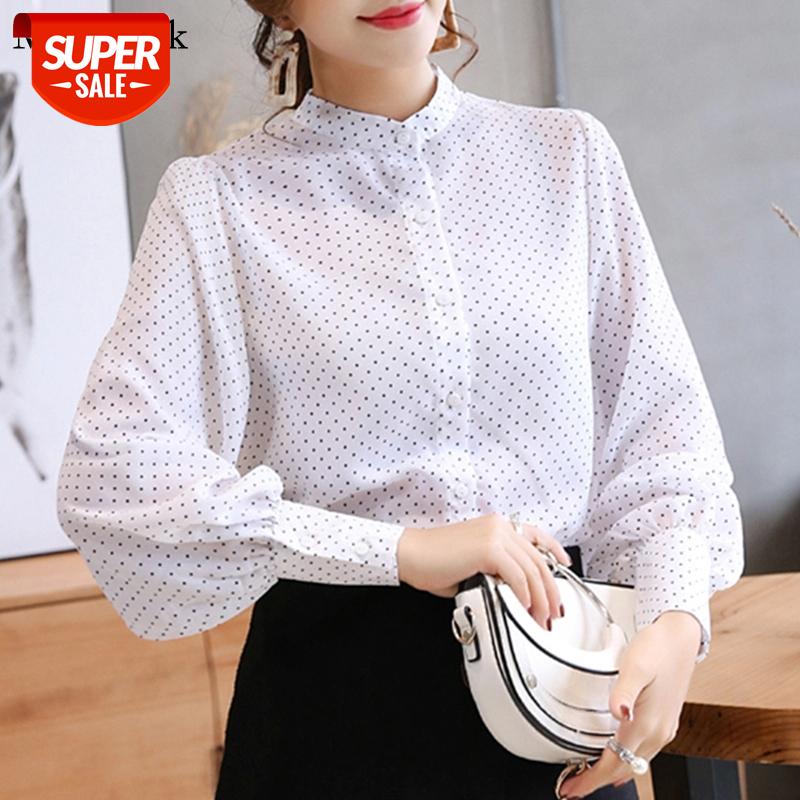 Autumn Long Sleeve White Blouse Women O-neck Polka Dot Chiffon Shirts Women 2021 Cardigan Slim Ladies Blouses Top Mujer D469 30 #GT5j
Autumn Long Sleeve White Blouse Women O-neck Polka Dot Chiffon Shirts Women 2021 Cardigan Slim Ladies Blouses Top Mujer D469 30 #GT5j