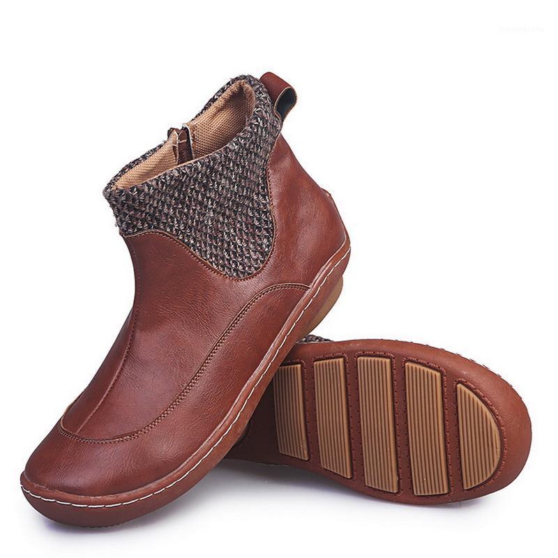 Women Autumn Boots Ladies Winter Boots CasualStraight Ankle Pu Leather Female Shoes Solid Color Comfortable Soft Shoes 431, Brown
Women Autumn Boots Ladies Winter Boots CasualStraight Ankle Pu Leather Female Shoes Solid Color Comfortable Soft Shoes 431, Brown