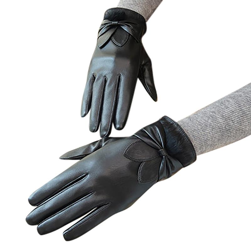 Gloves Women Autumn And Winter Touch Screen Plus Velvet Warm PU Leather Cute Gloves For Cycling And Driving Thickened Cold
Gloves Women Autumn And Winter Touch Screen Plus Velvet Warm PU Leather Cute Gloves For Cycling And Driving Thickened Cold