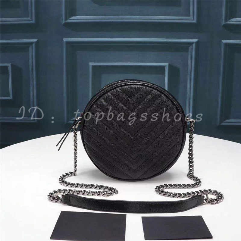 luxurys designer crossbody bags women handbags purses shoulder 2021 quilted top quality chain gold silver real leather small round ladies graceful clutch bag, Black chain
luxurys designer crossbody bags women handbags purses shoulder 2021 quilted top quality chain gold silver real leather small round ladies graceful clutch bag, Black chain