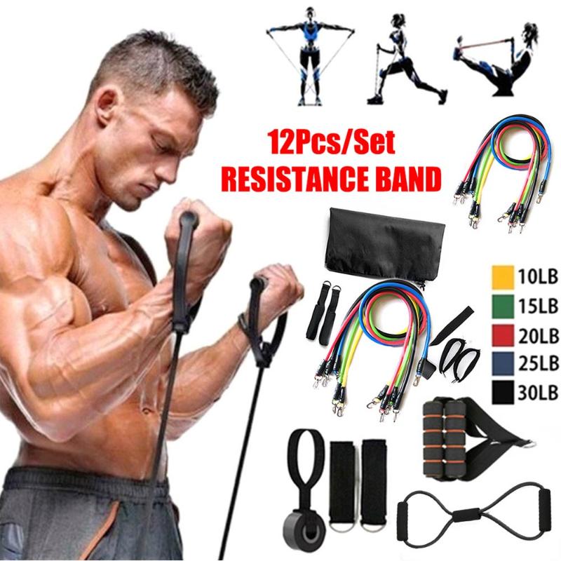 12pcs/set Pull Up Rope Tension Latex Resistance Stretch Bands Resistance Belt Training Rope Workout Equipment
12pcs/set Pull Up Rope Tension Latex Resistance Stretch Bands Resistance Belt Training Rope Workout Equipment