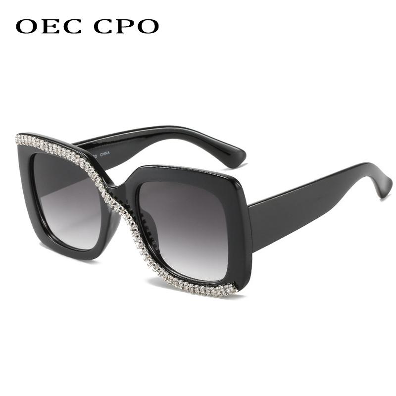 OEC CPO Oversized Diamond Sunglasses Women Fashion Square Sunglasses Men Unique One Piece Rhinestone Glasses gafas de sol O780
OEC CPO Oversized Diamond Sunglasses Women Fashion Square Sunglasses Men Unique One Piece Rhinestone Glasses gafas de sol O780