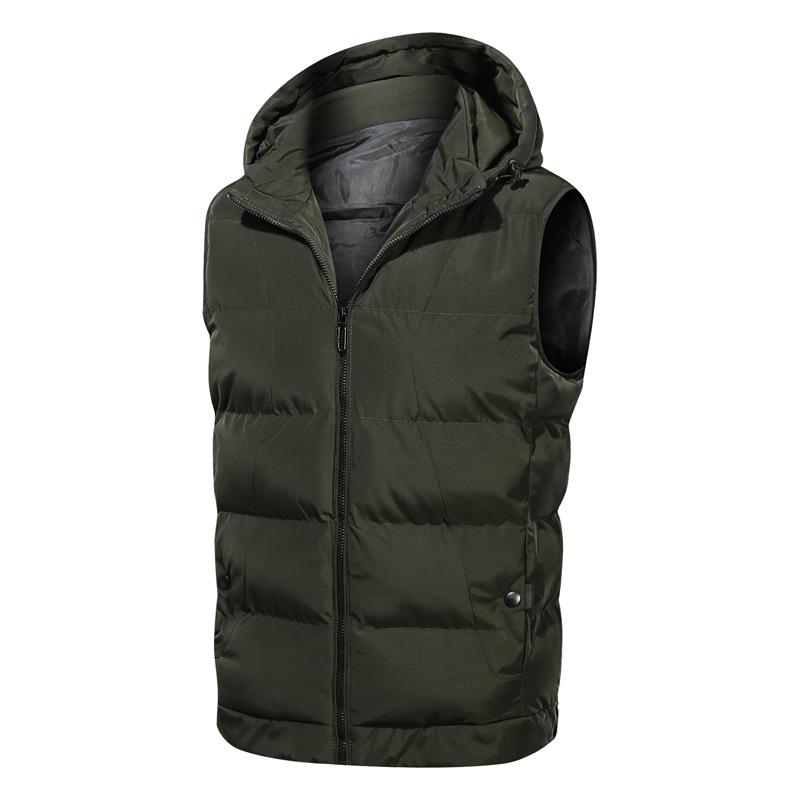 Mcikkny Winter Men's Down Hooded Vest Warm Waistcoats For Male Size -4XL Sleeveless Jackets, Black
Mcikkny Winter Men's Down Hooded Vest Warm Waistcoats For Male Size -4XL Sleeveless Jackets, Black