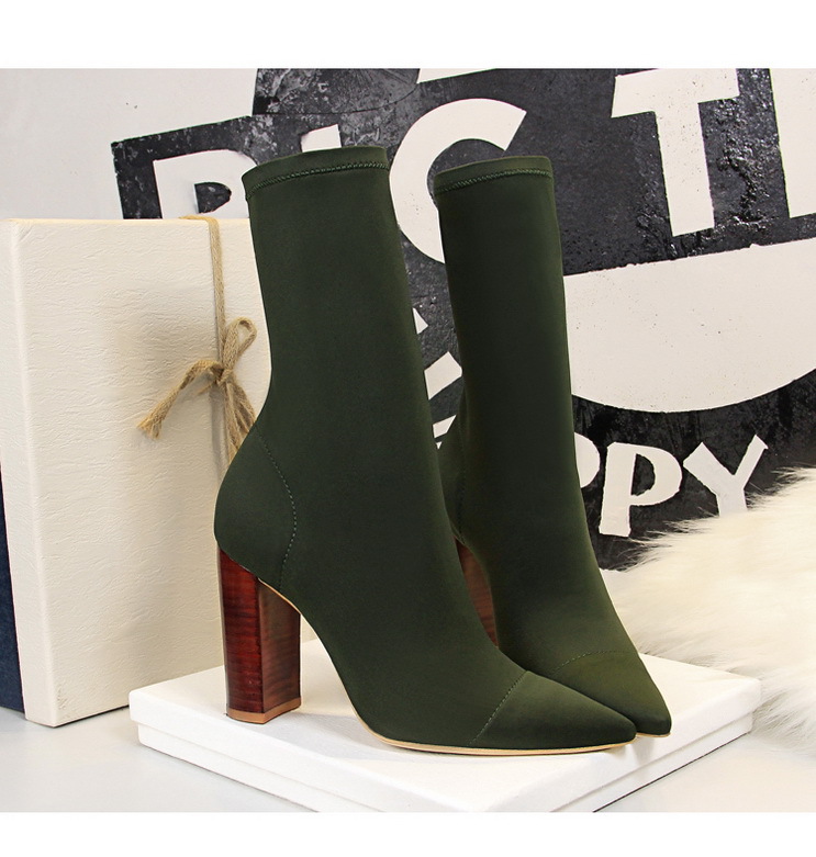Hot Sale-2021 New Stretch Sock Boots Chunky Block Heels High Heels Fetish Sexy Boot Silk Shoes Women Boot Autumn Winter Mid-Calf Boots, Khaki
Hot Sale-2021 New Stretch Sock Boots Chunky Block Heels High Heels Fetish Sexy Boot Silk Shoes Women Boot Autumn Winter Mid-Calf Boots, Khaki