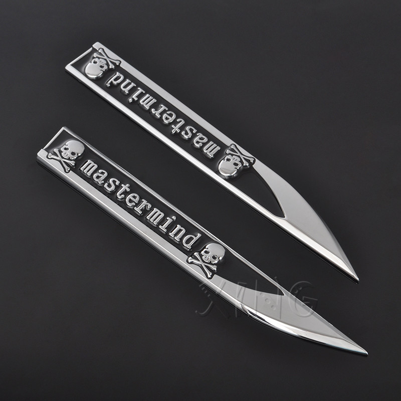 Car Fender Sticker Side Wing Badge Emblem Auto Decal For Mastermind Mercedes BMW Audi Ford Volkswagen Toyota Kia Evil Skull Logo, For black mastermind
Car Fender Sticker Side Wing Badge Emblem Auto Decal For Mastermind Mercedes BMW Audi Ford Volkswagen Toyota Kia Evil Skull Logo, For black mastermind