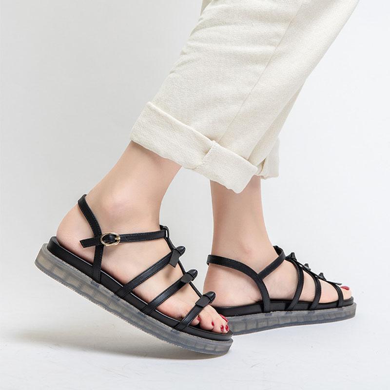 Teahoo summer new platform women sandals fashion butterfly-knot gladiator sandals open toe ankle buckle women roman shoes1, Black
Teahoo summer new platform women sandals fashion butterfly-knot gladiator sandals open toe ankle buckle women roman shoes1, Black