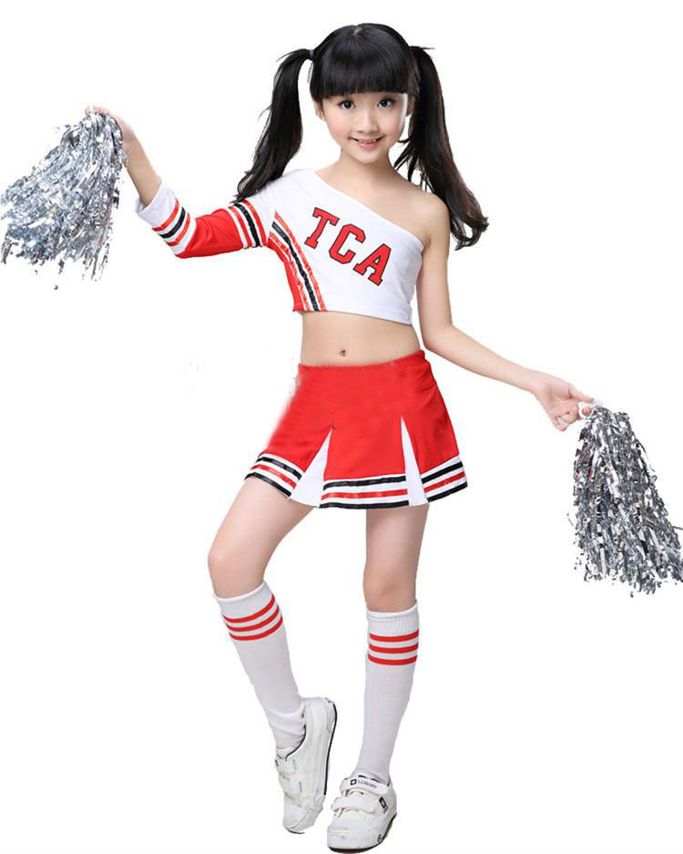 Children Competition Cheerleaders School Team Uniforms KidS Kid Performance Costume Sets Girls Class Suit Girl School Suits