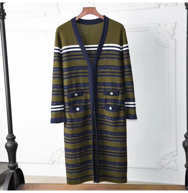 Spring 2020 new style embroidery Sequin stripe temperament versatile sweater knitted cardigan coat sweater woman, Picture color
Spring 2020 new style embroidery Sequin stripe temperament versatile sweater knitted cardigan coat sweater woman, Picture color